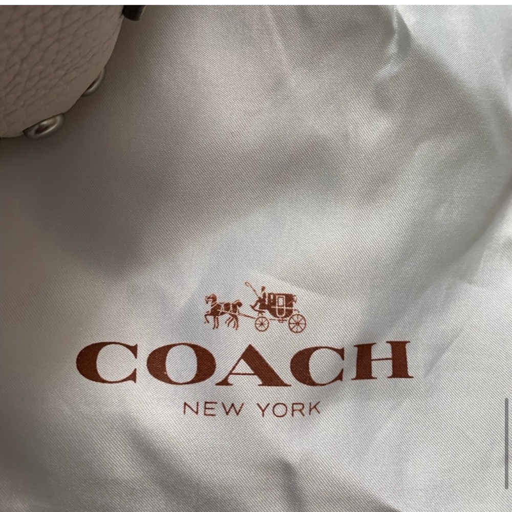 Coach Cream Leather studded backpack (with all original packaging) - Picture 11 of 11